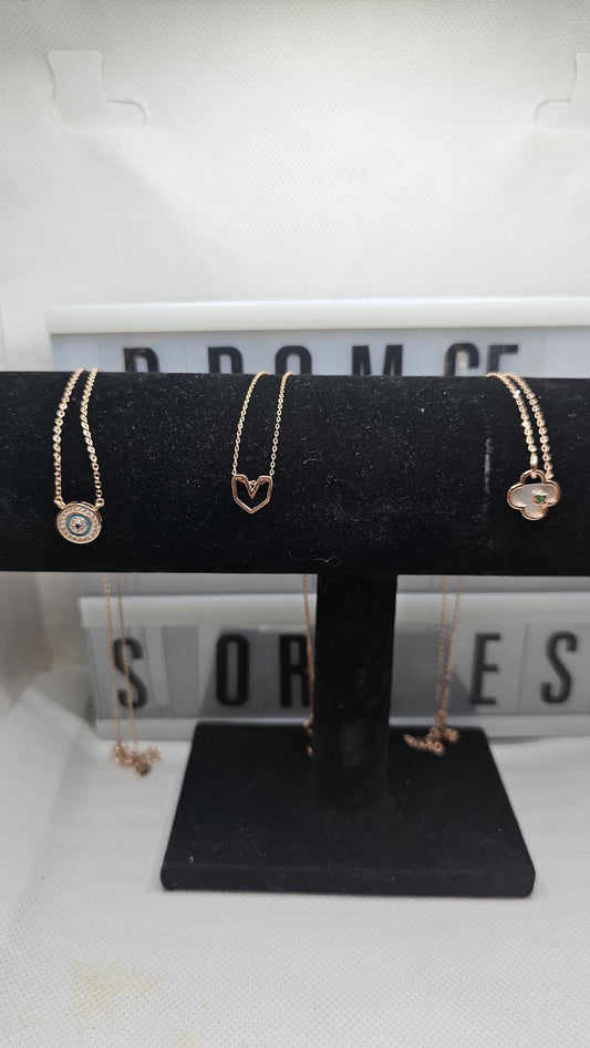 Evil eye and company Sterling silver necklaces