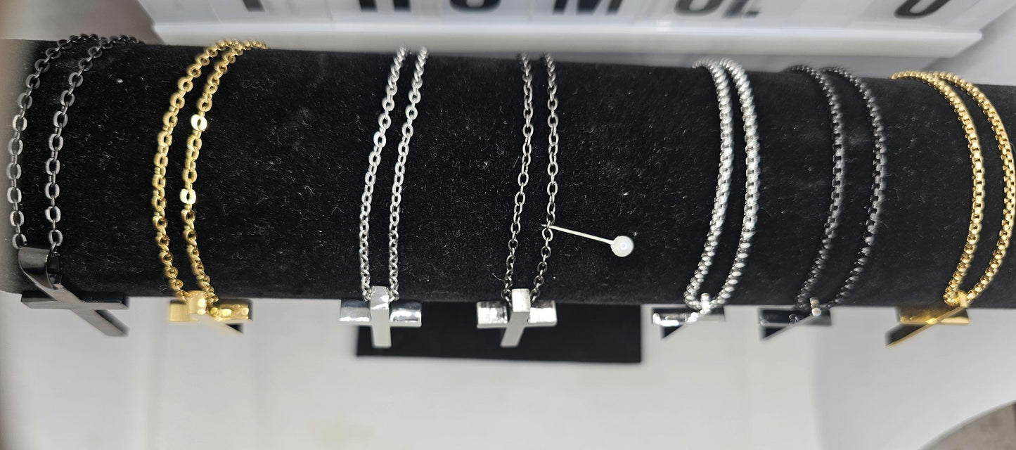 Delicate Faith Cross Necklaces