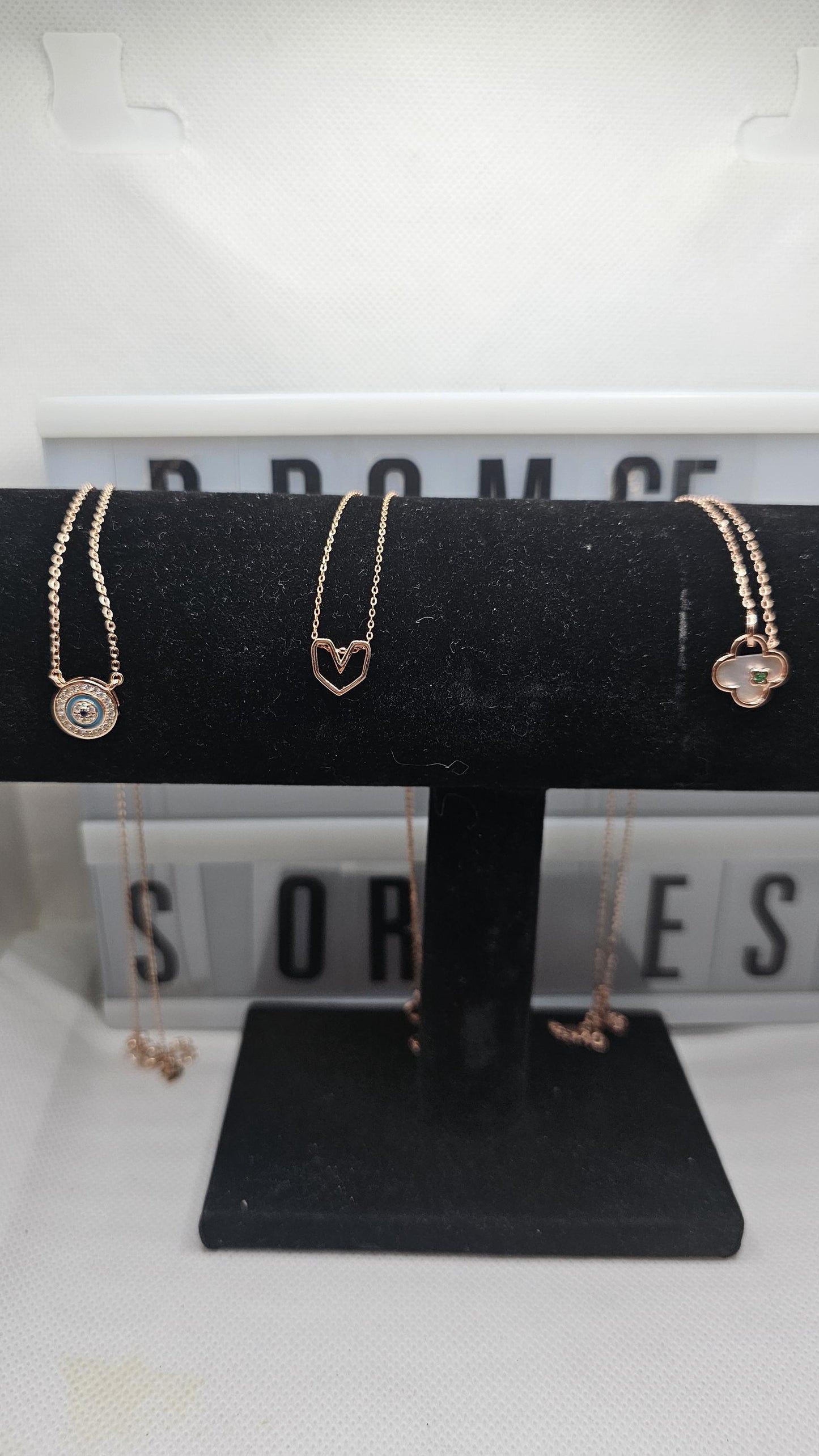 Evil eye and company Sterling silver necklaces