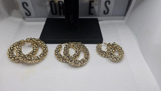 Entwined Hoop Earrings