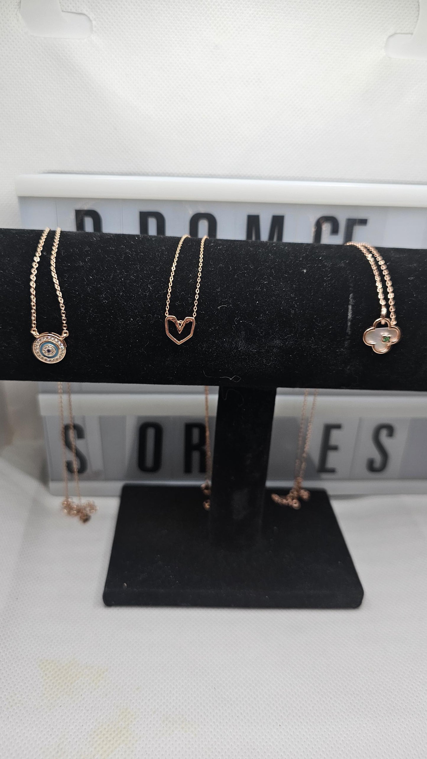 Evil eye and company Sterling silver necklaces