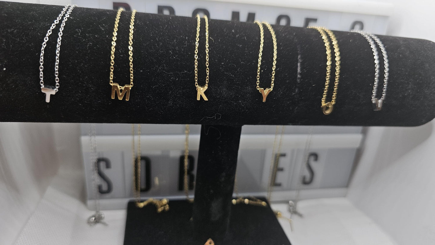 Alpha Dot Necklaces