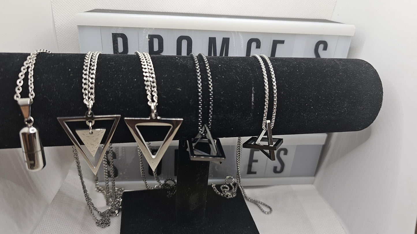 Modern Geometry Necklace