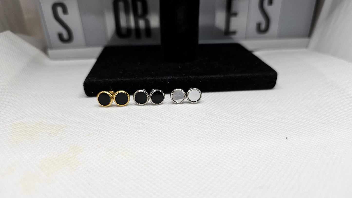 Dot Color Stud Earrings