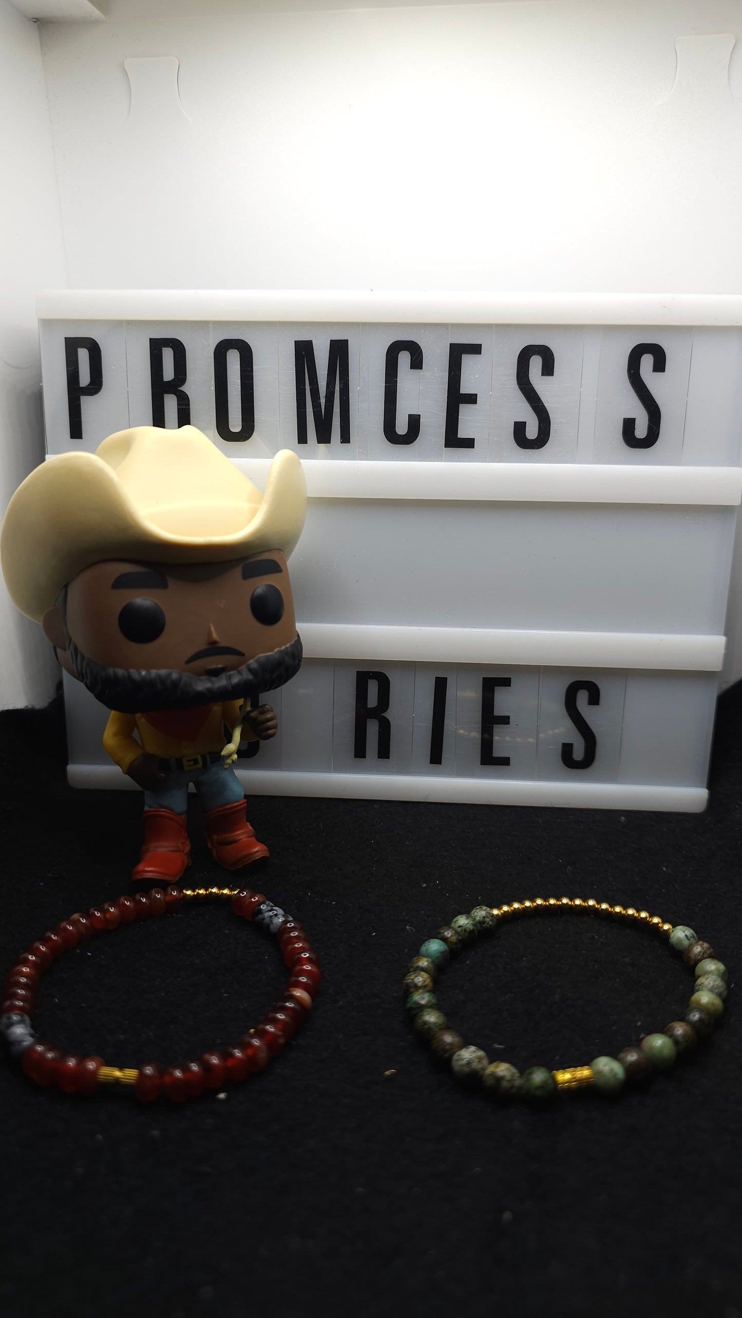 Earth Vibes – Handmade Beaded Bracelet Duo
