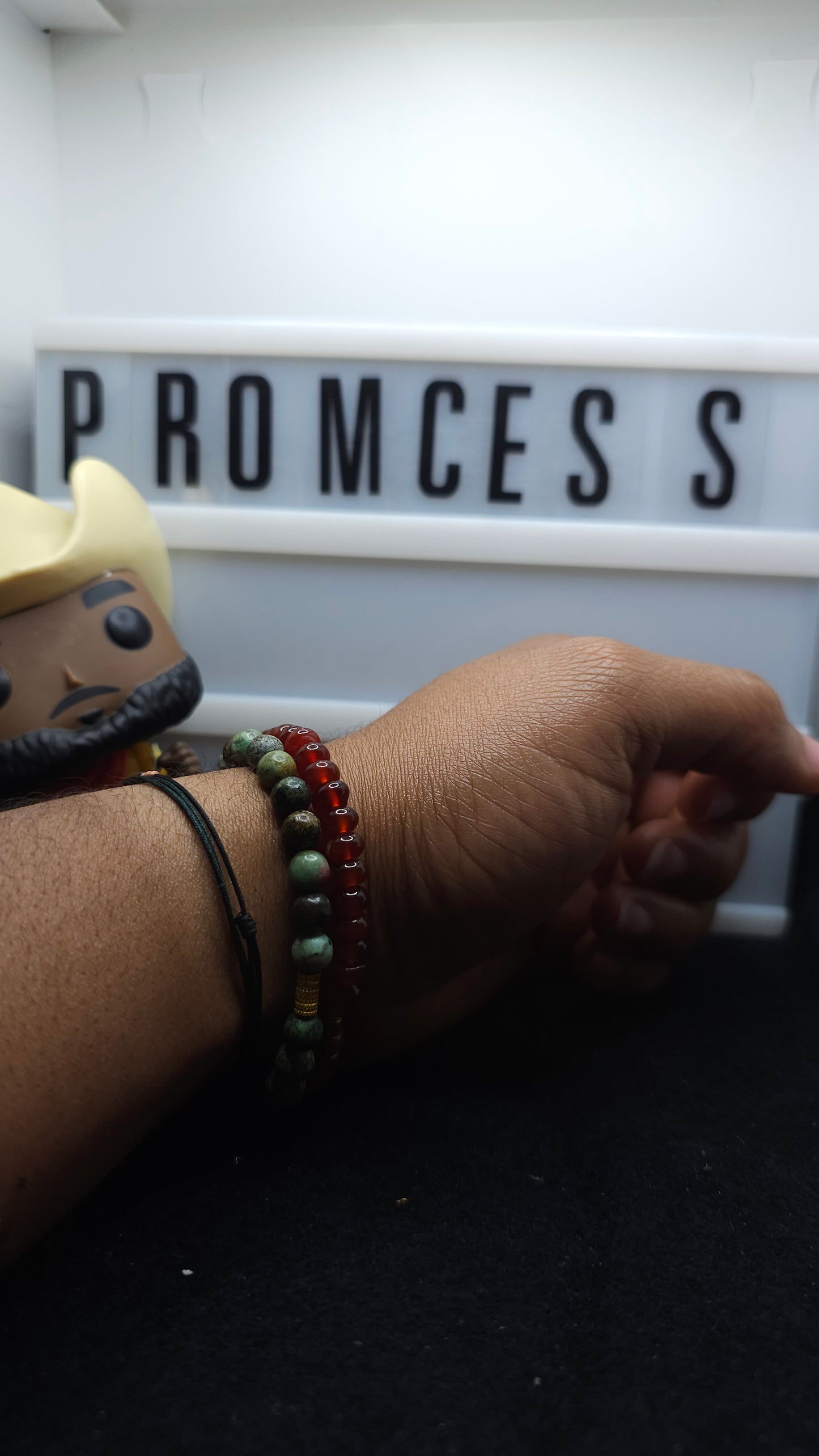 Earth Vibes – Handmade Beaded Bracelet Duo