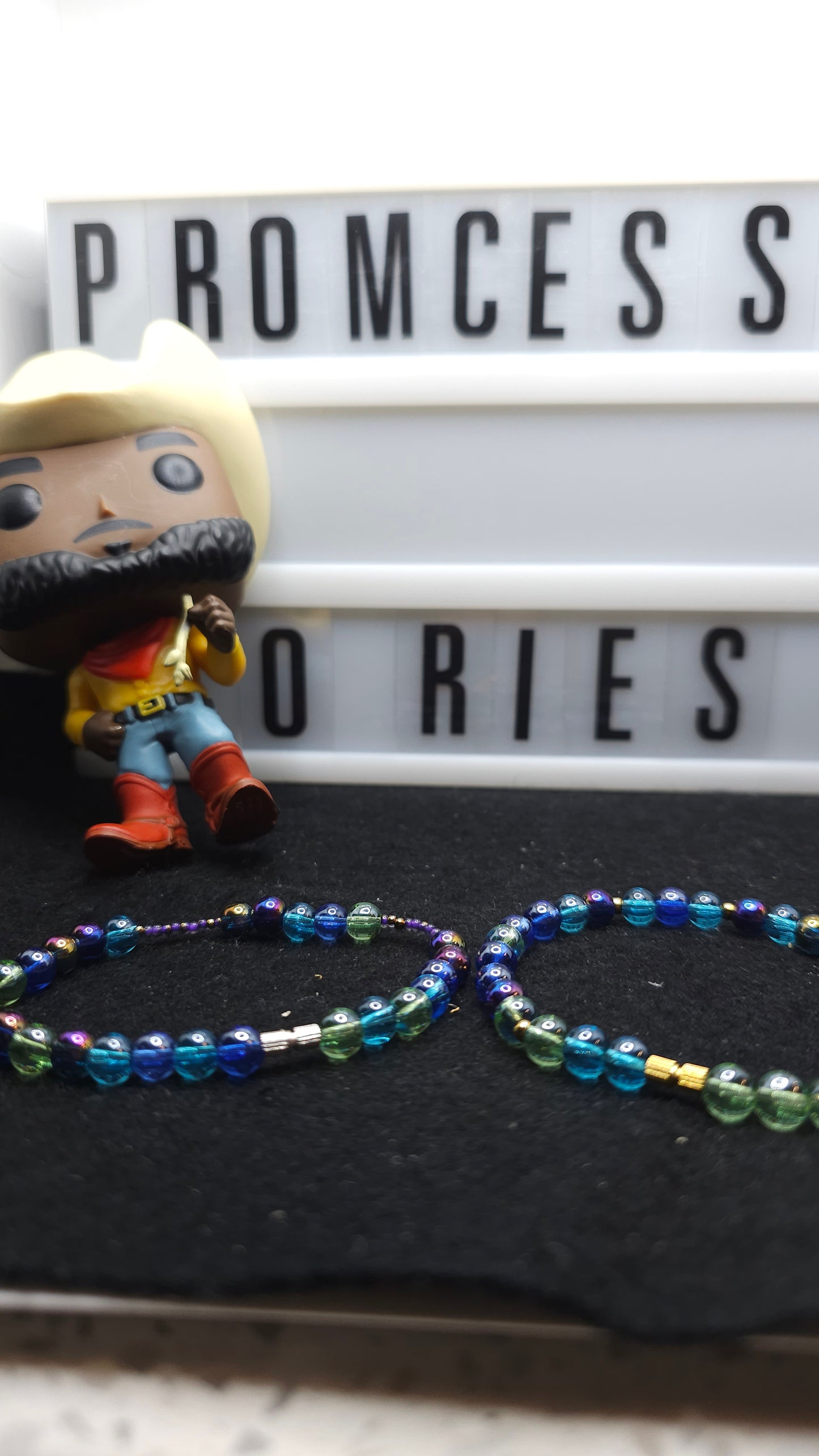 Purple Reign Handmade Bead Bracelet Set