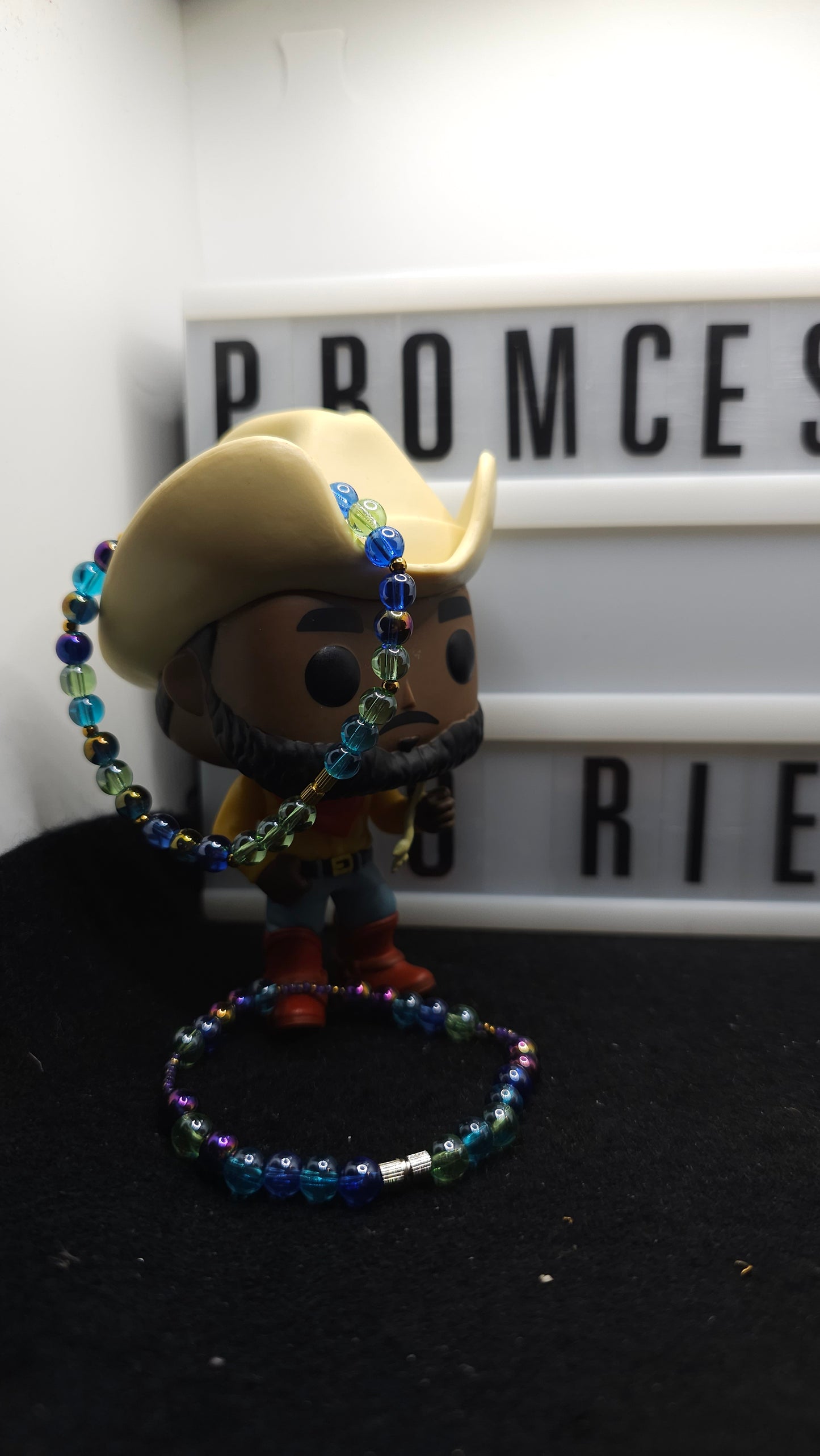 Purple Reign Handmade Bead Bracelet Set