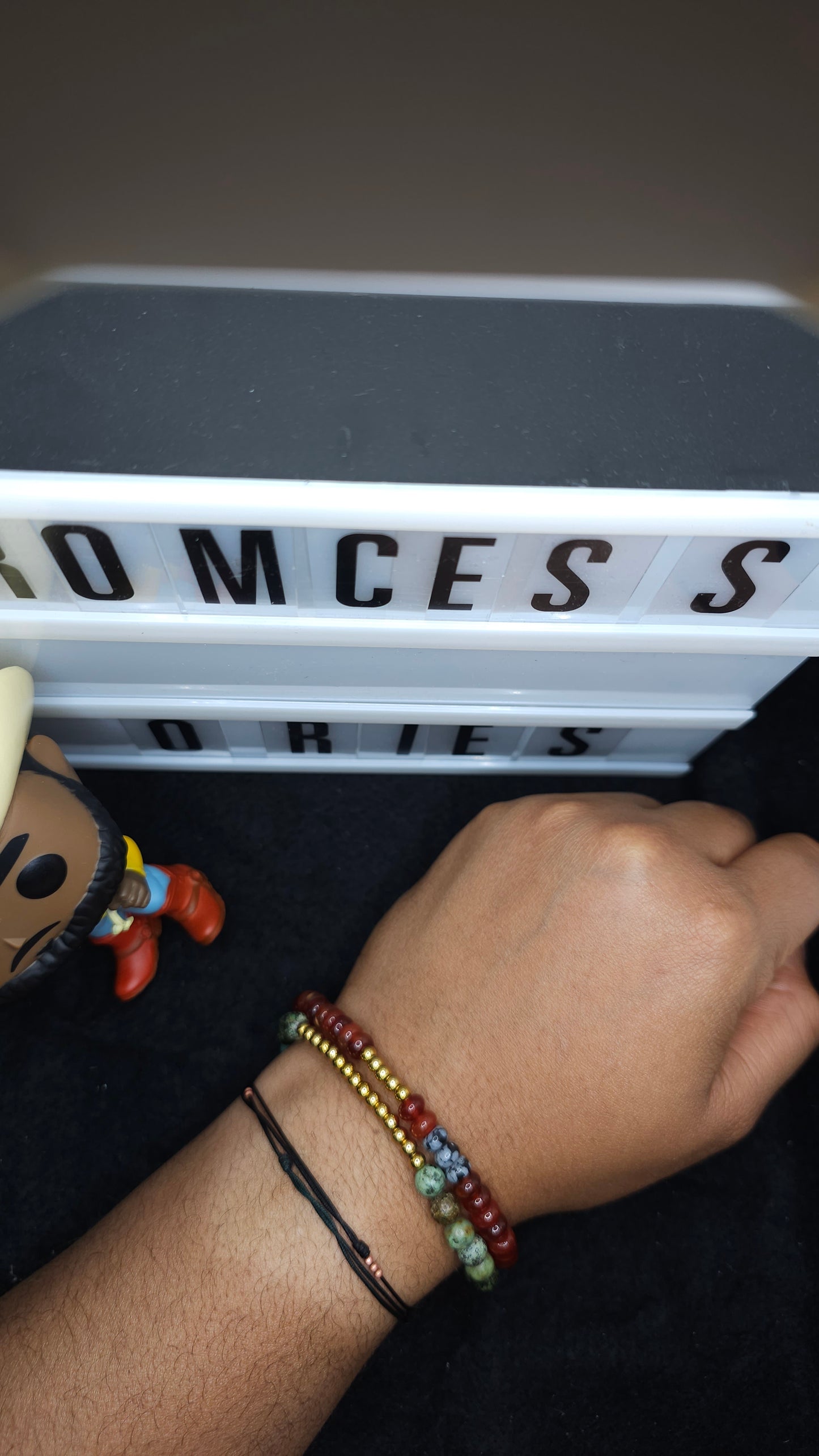 Earth Vibes – Handmade Beaded Bracelet Duo