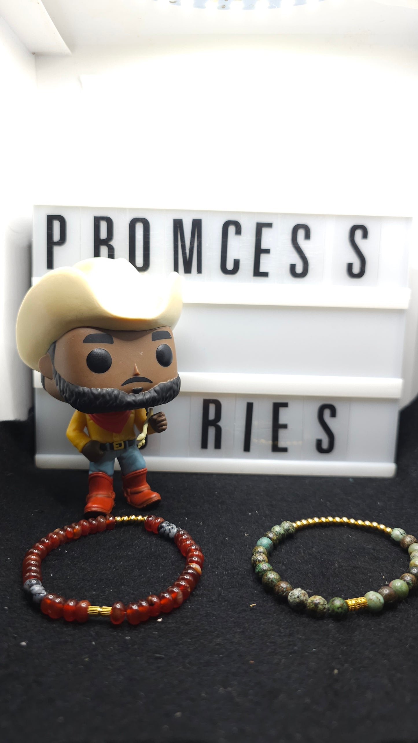 Earth Vibes – Handmade Beaded Bracelet Duo