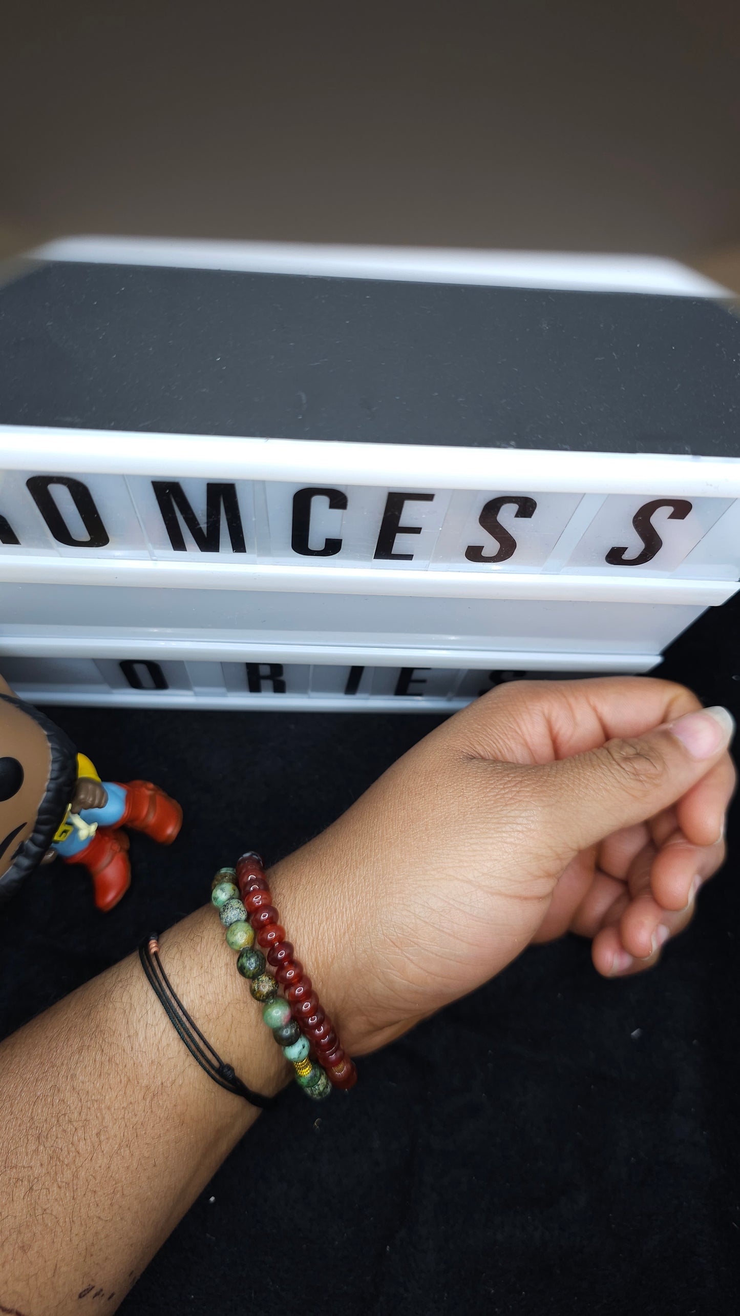 Earth Vibes – Handmade Beaded Bracelet Duo