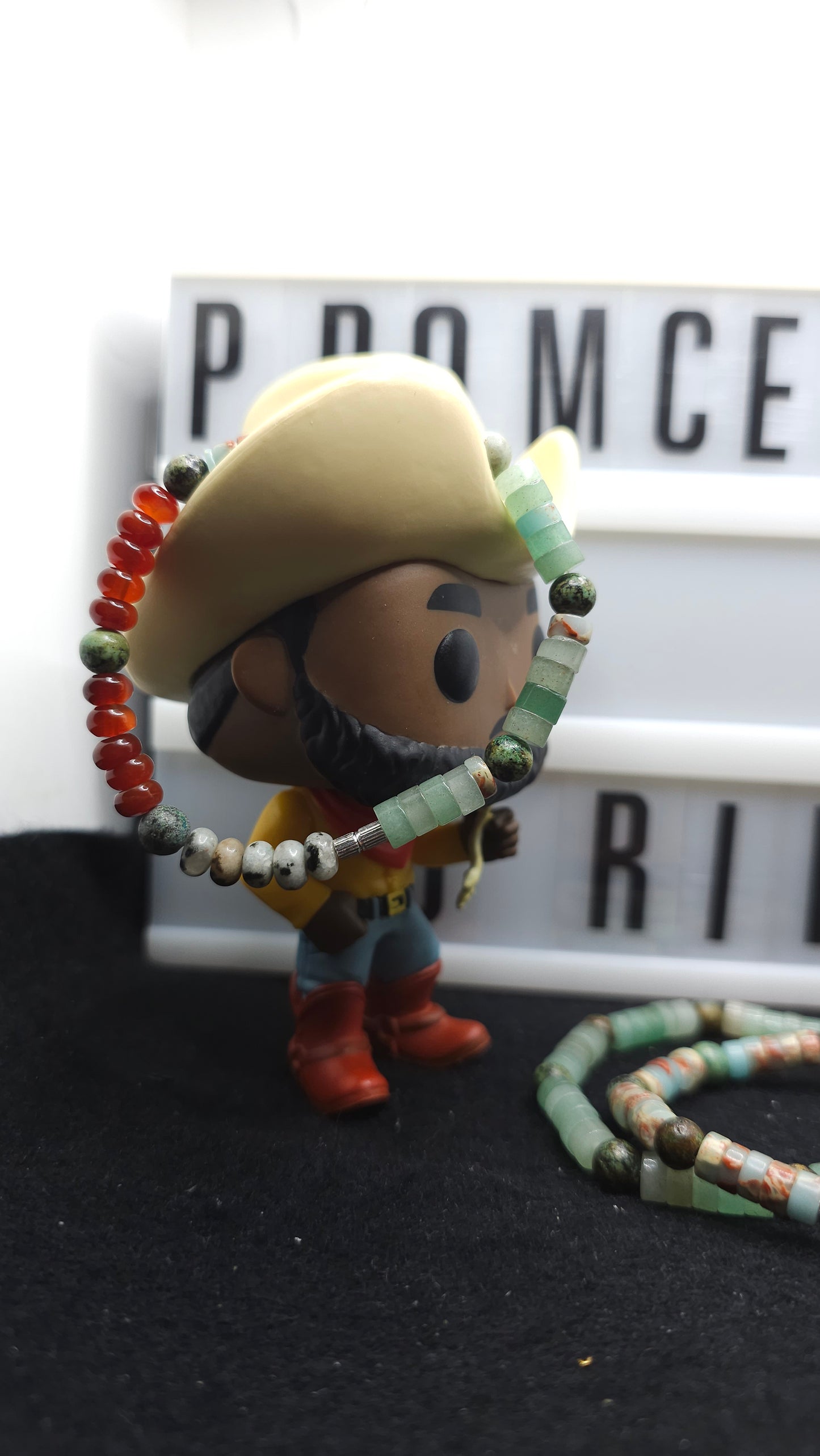 Green Dream – Handmade Flat Bead Bracelets