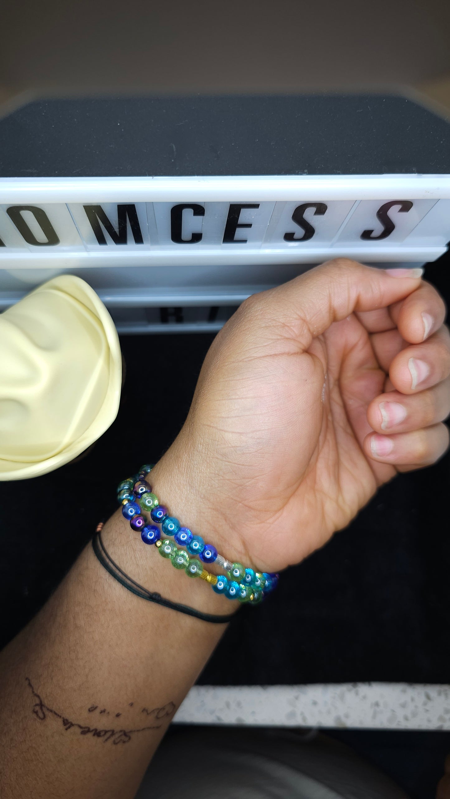 Purple Reign Handmade Bead Bracelet Set