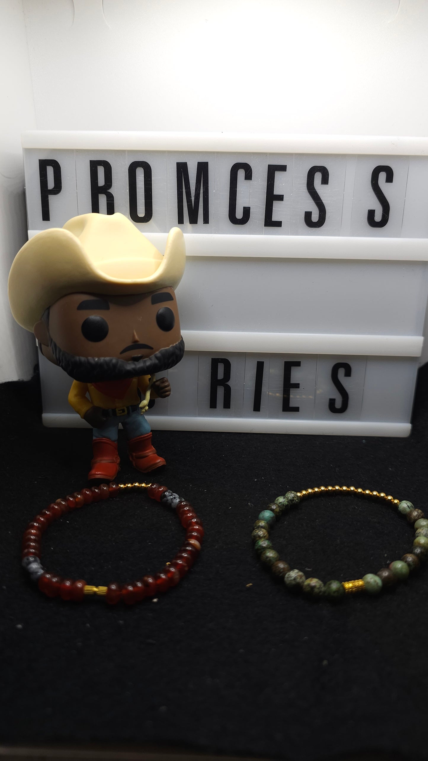 Earth Vibes – Handmade Beaded Bracelet Duo