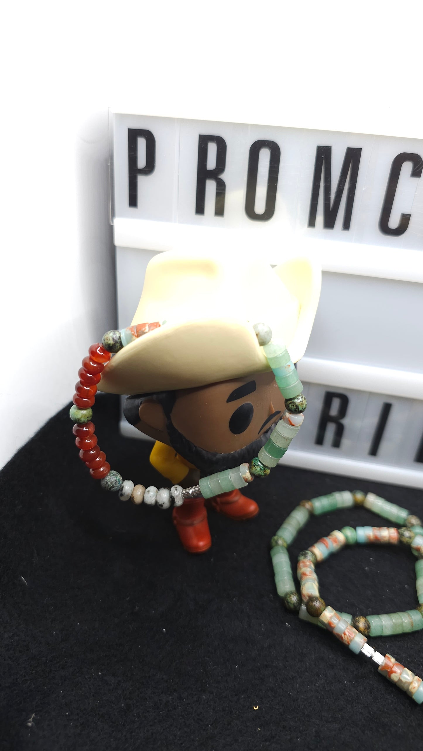 Green Dream – Handmade Flat Bead Bracelets