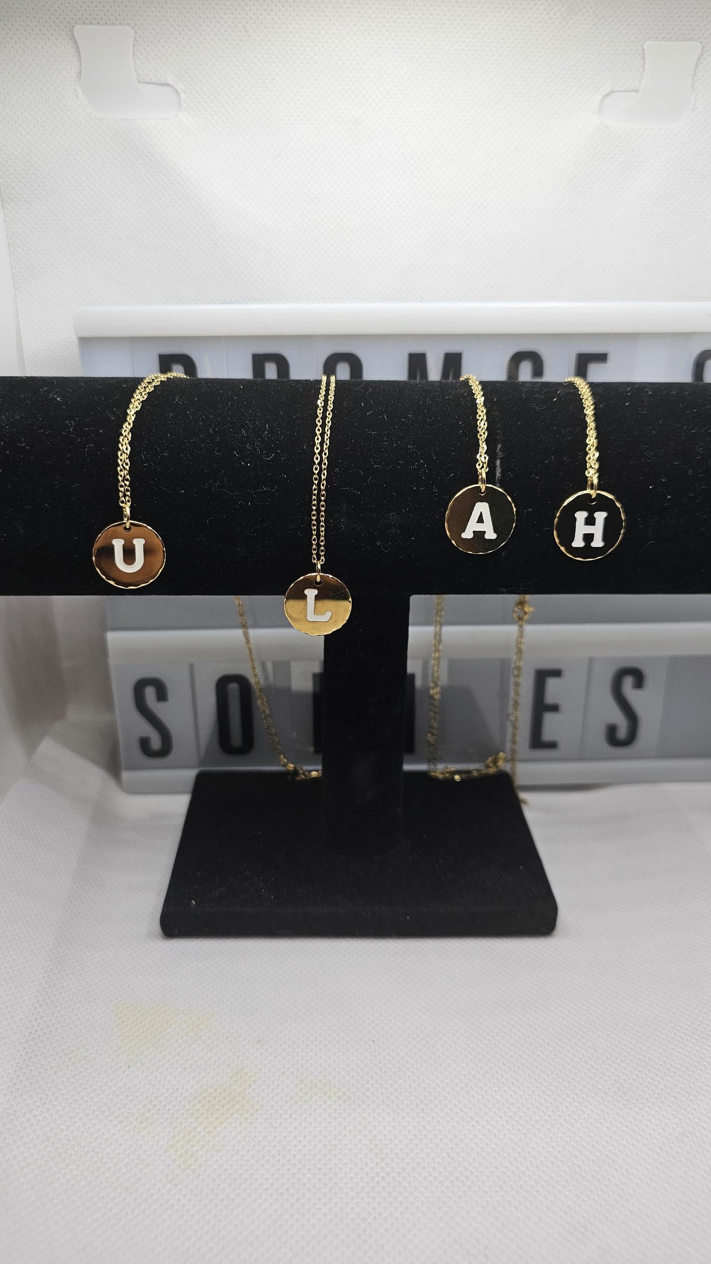 Alpha Solid Necklaces
