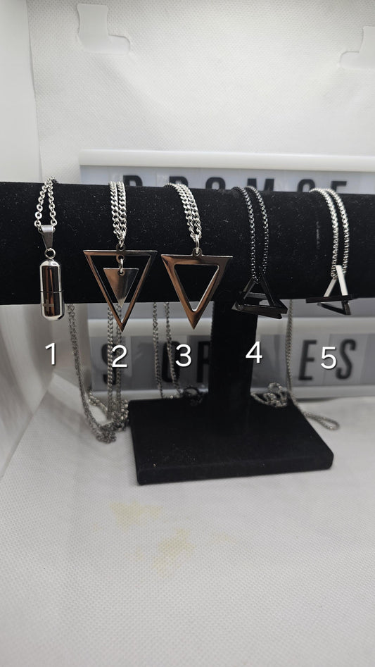 Modern Geometry Necklace