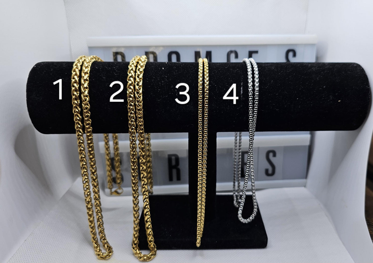 Lumin Wheat Style Chain Necklace