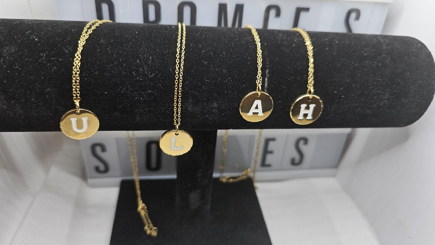 Alpha Solid Necklaces
