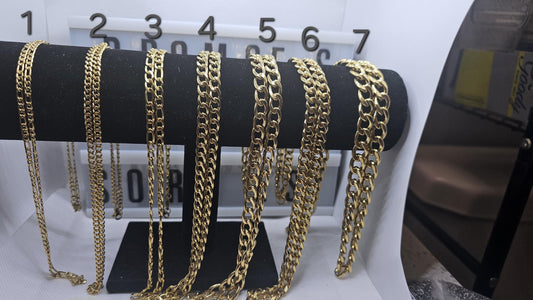 Kairos Cuban style Necklaces (GOLD)