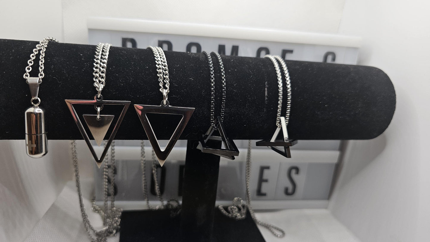 Modern Geometry Necklace