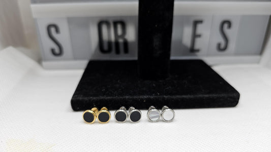 Dot Color Stud Earrings