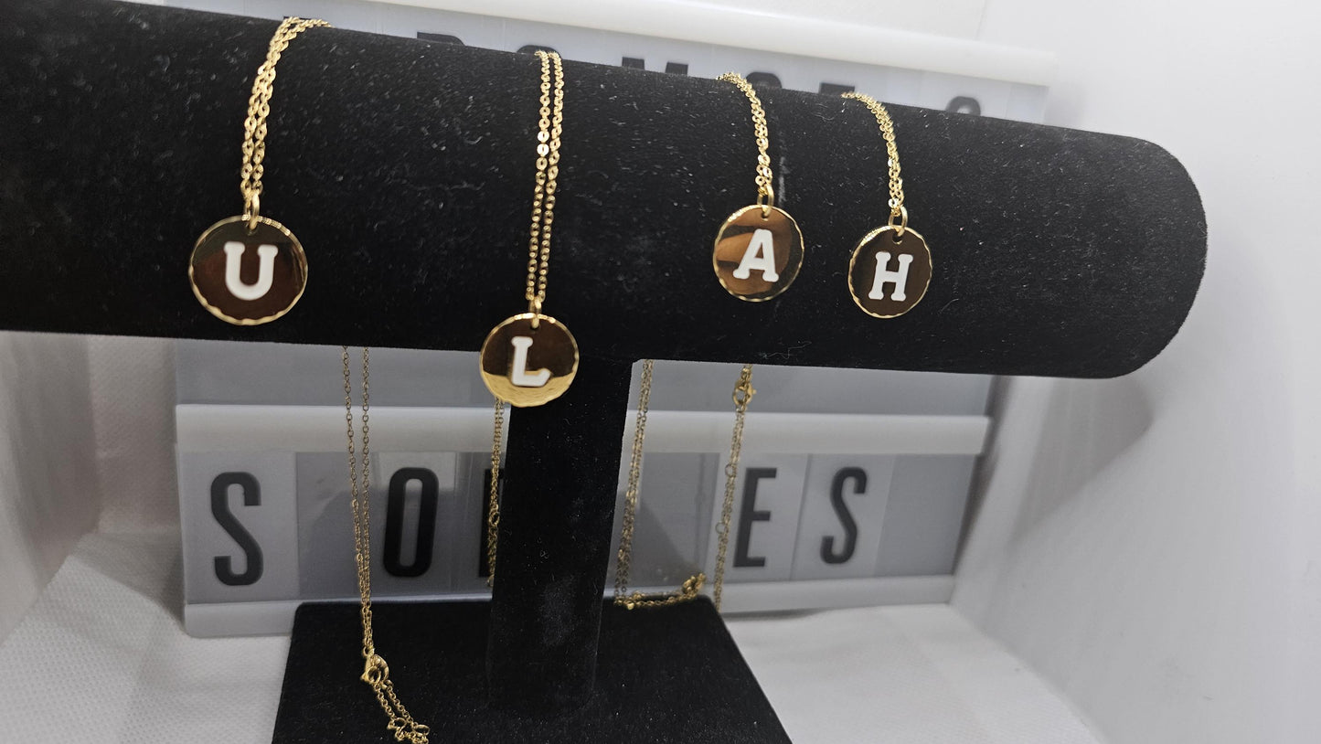 Alpha Solid Necklaces