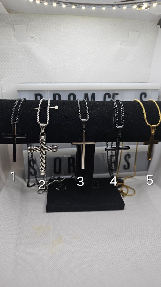 Bold Faith Cross Necklaces