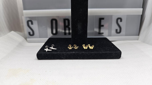 Symbol Stud Earrings