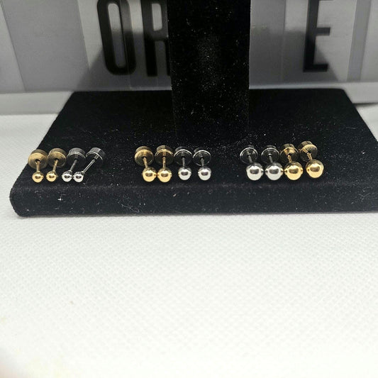 Polished perfection stud earrings