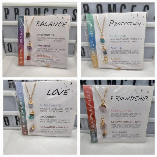 Build Your Own Necklace: Trinity Stones set