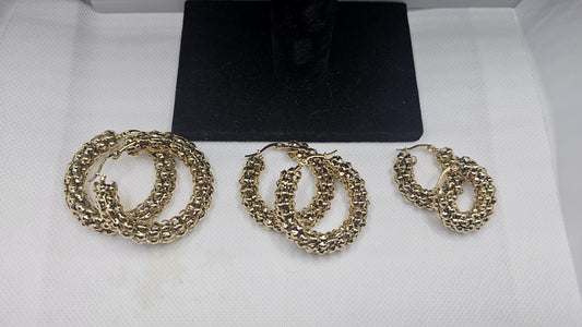 Entwined Hoop Earrings