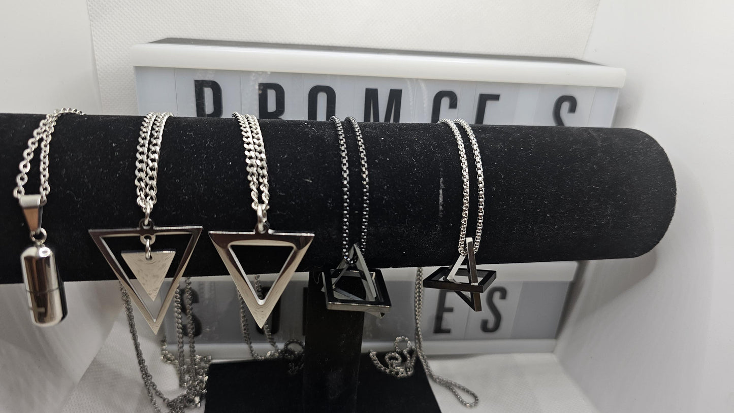 Modern Geometry Necklace