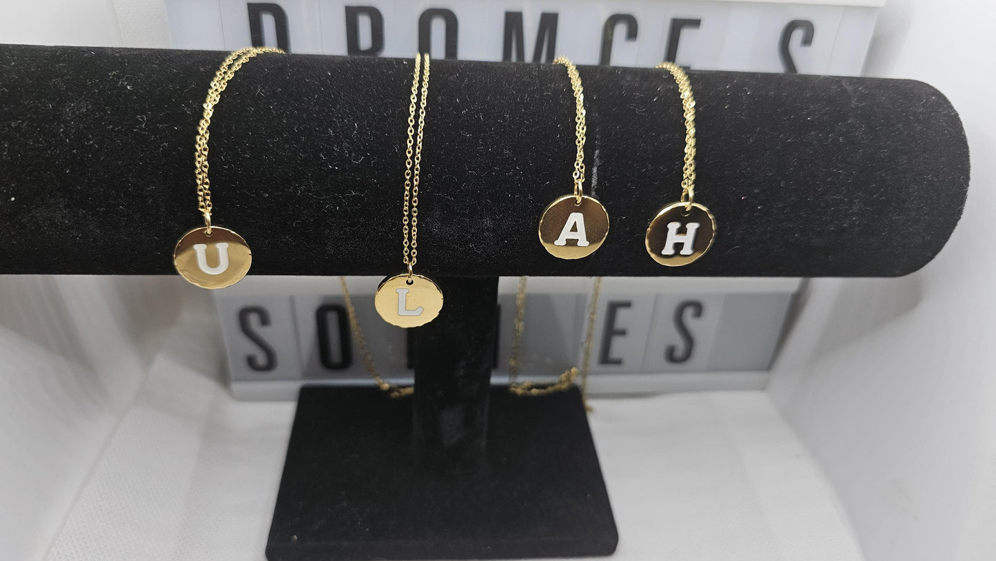 Alpha Solid Necklaces