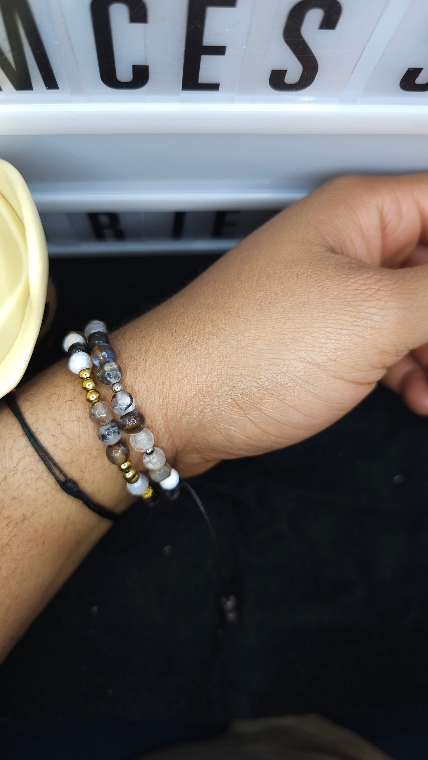 Stormwood – Handmade Black & Brown Beaded Bracelets