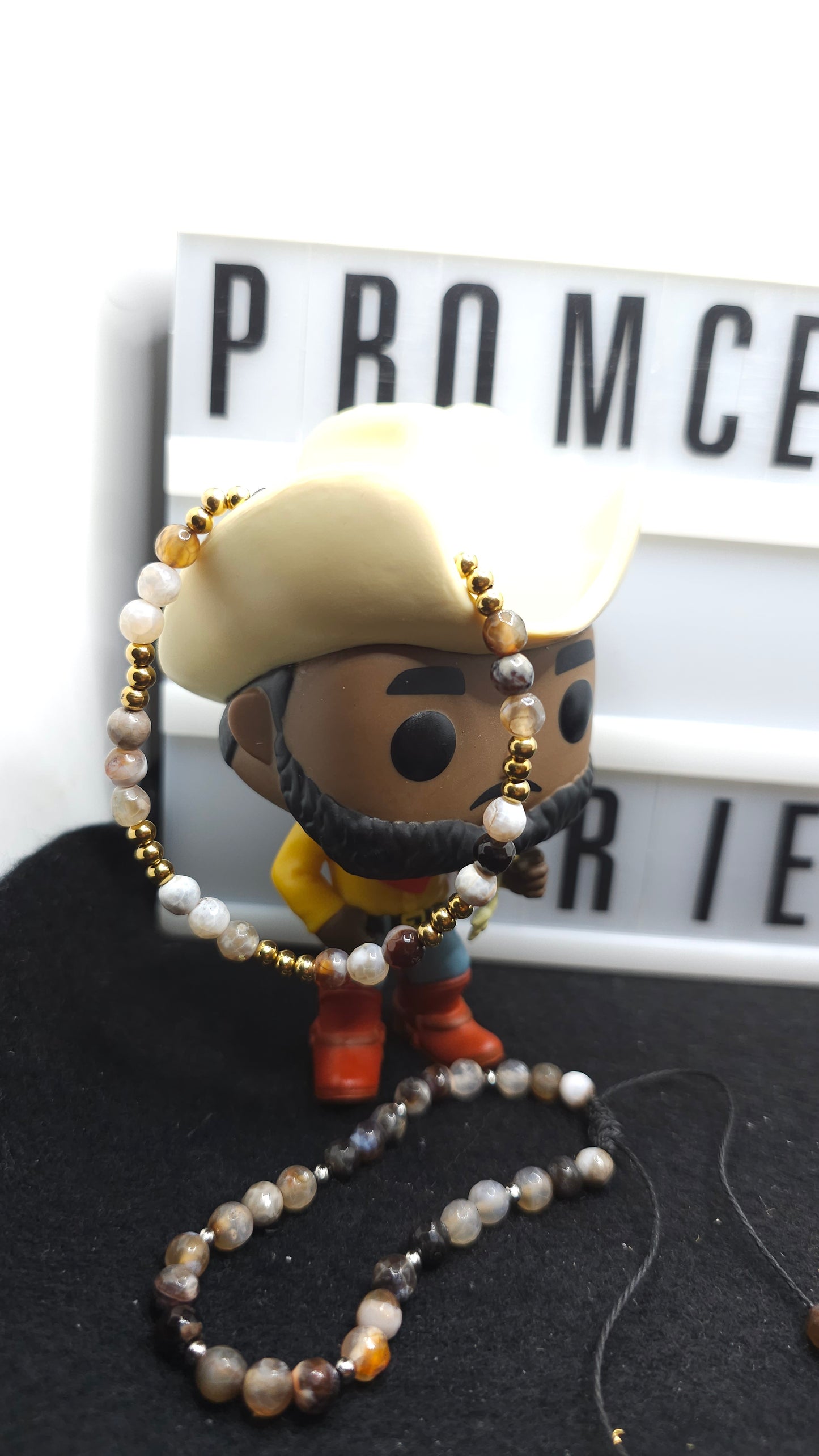 Stormwood – Handmade Black & Brown Beaded Bracelets