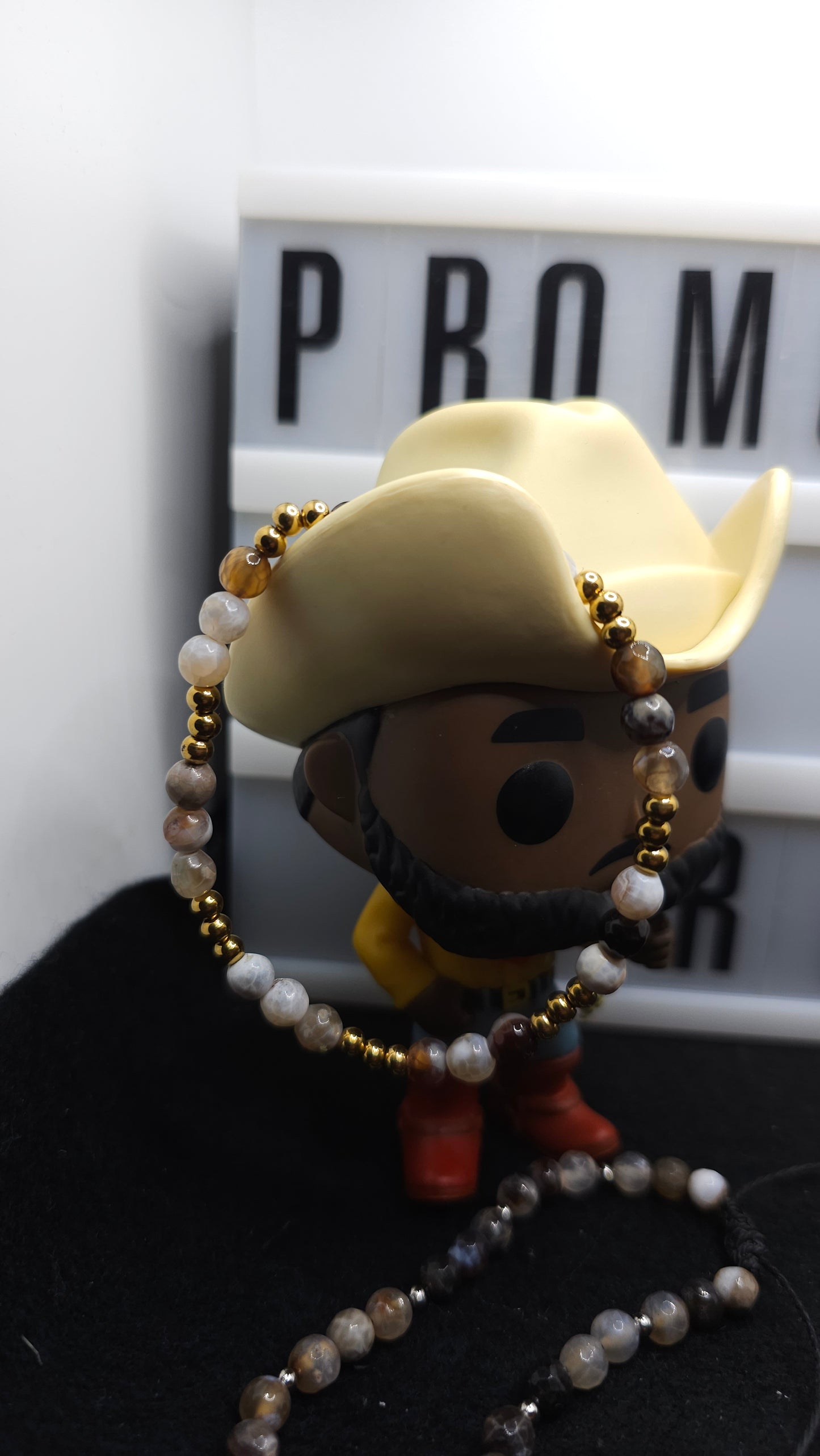 Stormwood – Handmade Black & Brown Beaded Bracelets