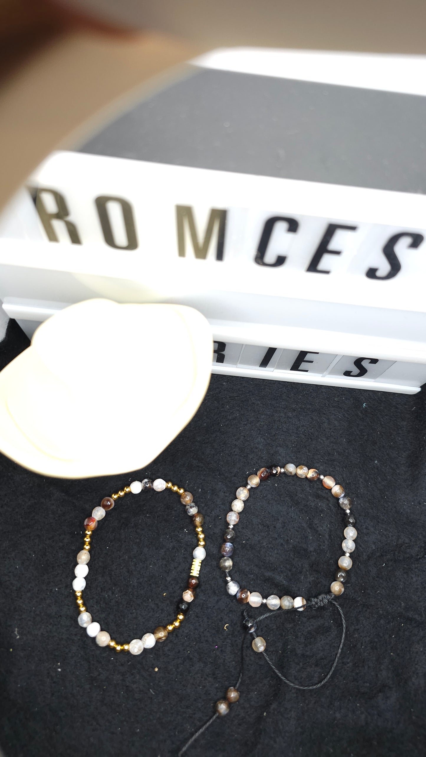 Stormwood – Handmade Black & Brown Beaded Bracelets