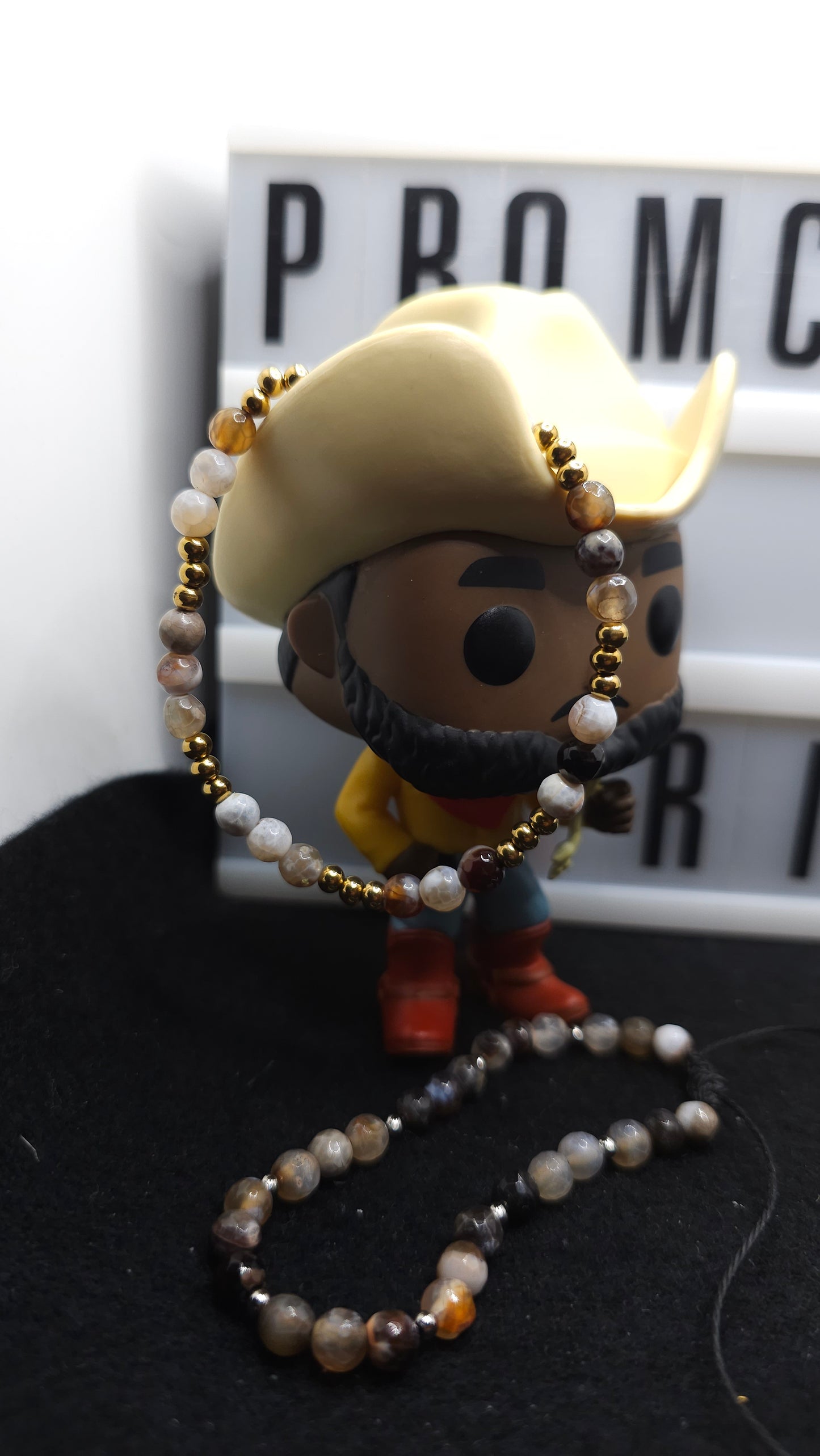 Stormwood – Handmade Black & Brown Beaded Bracelets