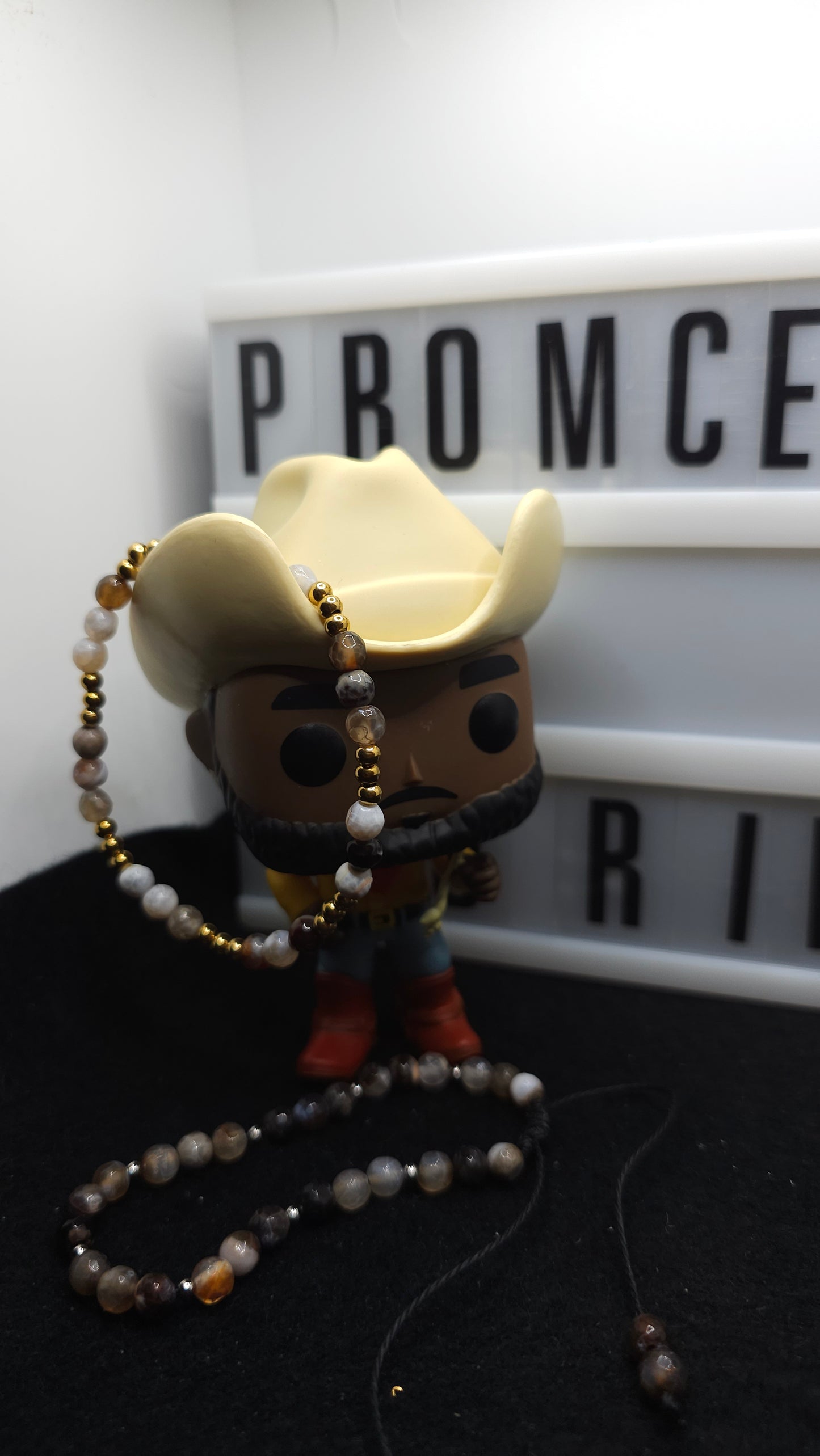 Stormwood – Handmade Black & Brown Beaded Bracelets